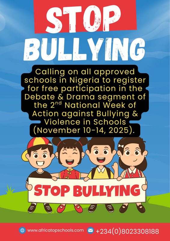2025 NATIONAL ANTI-BULLYING WEEK DEBATE & DRAMA COMPETITION (FREE REGISTRATION)