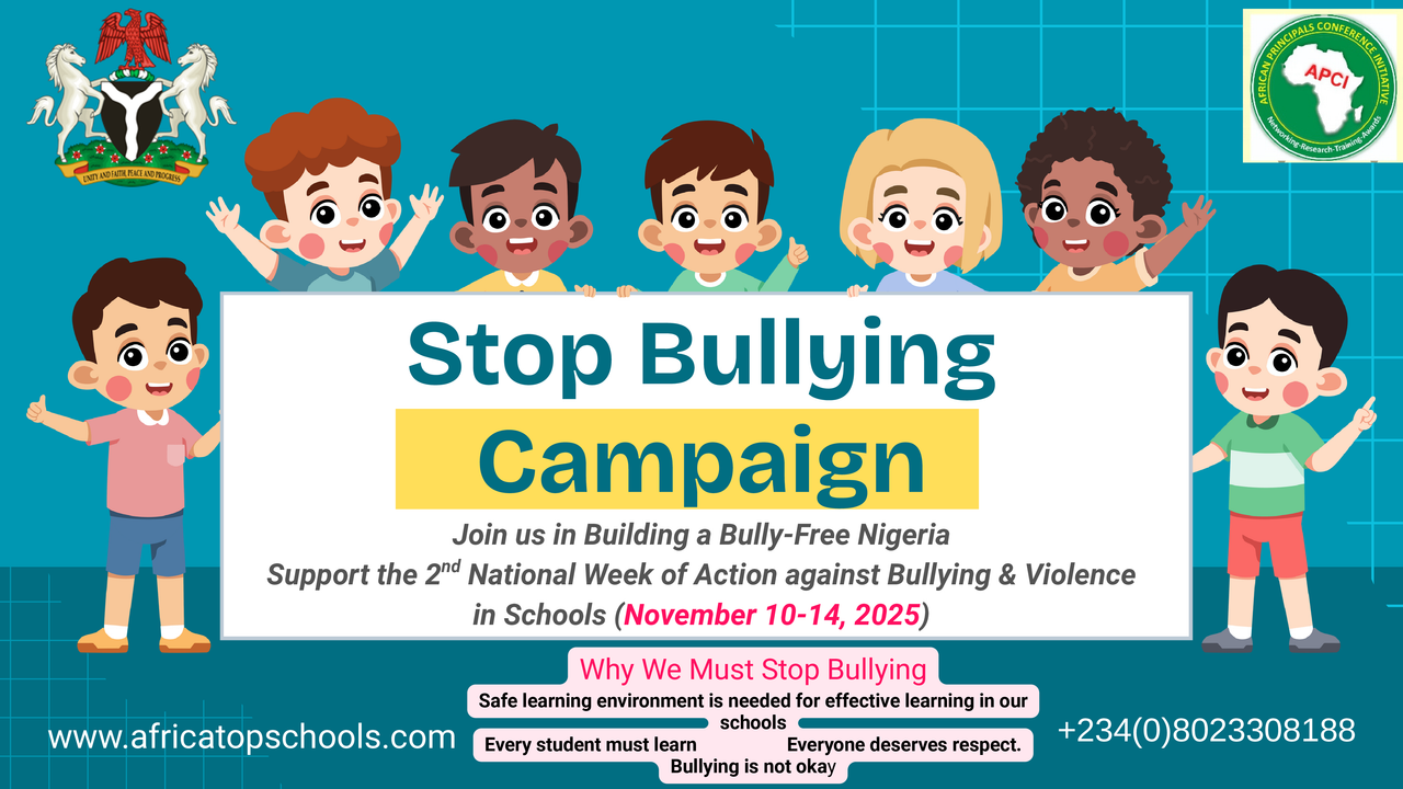 2025 National Week of Action Against Bullying and Violence in Schools (Nov. 10 -14, 2025): Press Release - Sept. 22, 2025